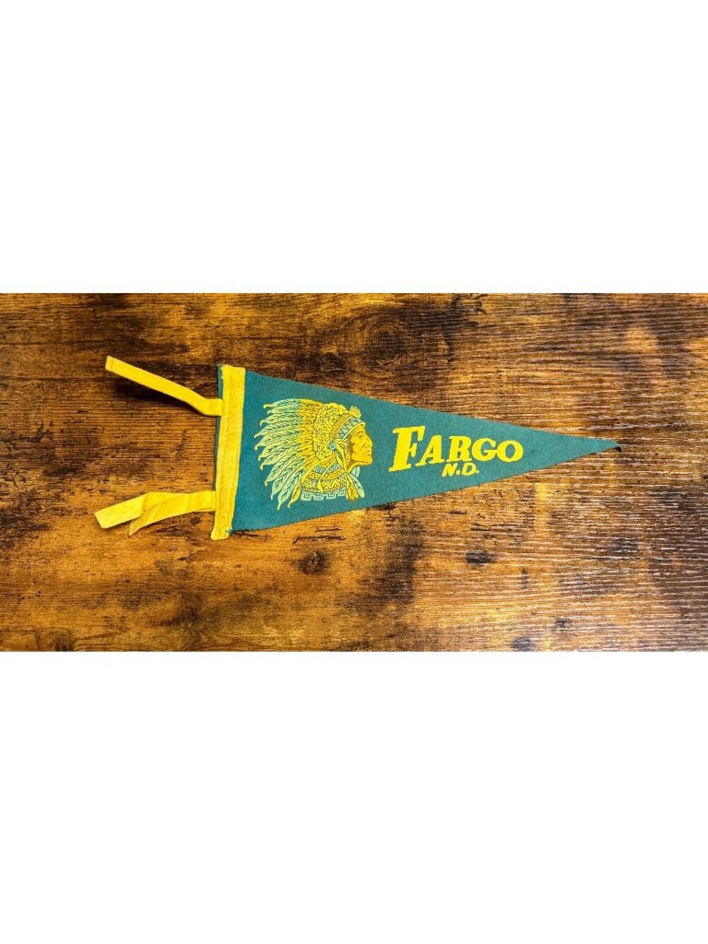 Vintage Fargo N.D. pennant